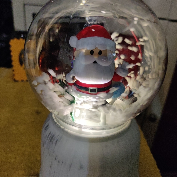 Santa Claus Snow globe handmade personalized - Picture 1 of 5